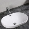 Lavabo Da Appoggio Maira 59,5x41 H19 In Ceramica Bianco Lucido -Vendite BagnoVivo 19461 maira lavabo glossy white 2