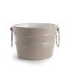 Lavabo Sospeso/Appoggio Bacile Cm.Ø46,5 H30 Con Anelli In Ceramica Opaco Argilla -Vendite BagnoVivo 20476 lavabo bacile argilla opaco con anelli 46 5 30