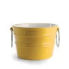 Lavabo Sospeso/Appoggio Bacile Cm.Ø46,5 H30 Con Anelli In Ceramica Lucido Giallo -Vendite BagnoVivo 20480 lavabo bacile giallo sirio con anelli 46 5 30
