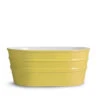 Lavabo Sospeso/Appoggio Tinozza 60X40Xh25 In Ceramica Lucido Giallo Sirio -Vendite BagnoVivo 20511 lavabo tinozza giallo sirio 60 40 25