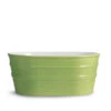 Lavabo Sospeso/Appoggio Tinozza 60X40Xh25 In Ceramica Lucido Verde -Vendite BagnoVivo 20513 lavabo tinozza verde lucido 60 40 25