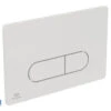 Placca Wc Ideal Standard® Oleas Comando M1 Bianco -Vendite BagnoVivo 23967 logo