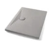 Piatto Doccia Appia Rettangolare 100x70 In Ceramica Effetto Pietra Grigio Opaco -Vendite BagnoVivo 71737