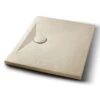 Piatto Doccia Appia Rettangolare 90x70 In Ceramica Effetto Pietra Beige Opaco -Vendite BagnoVivo 71755