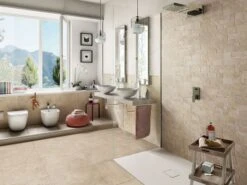 Piastrella Apulia Avorio 15,2X60,5 Effetto Muretto In Pietra Leccese