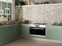 Piastrella Apulia Grigio 15,2X60,5 Effetto Muretto In Pietra Leccese