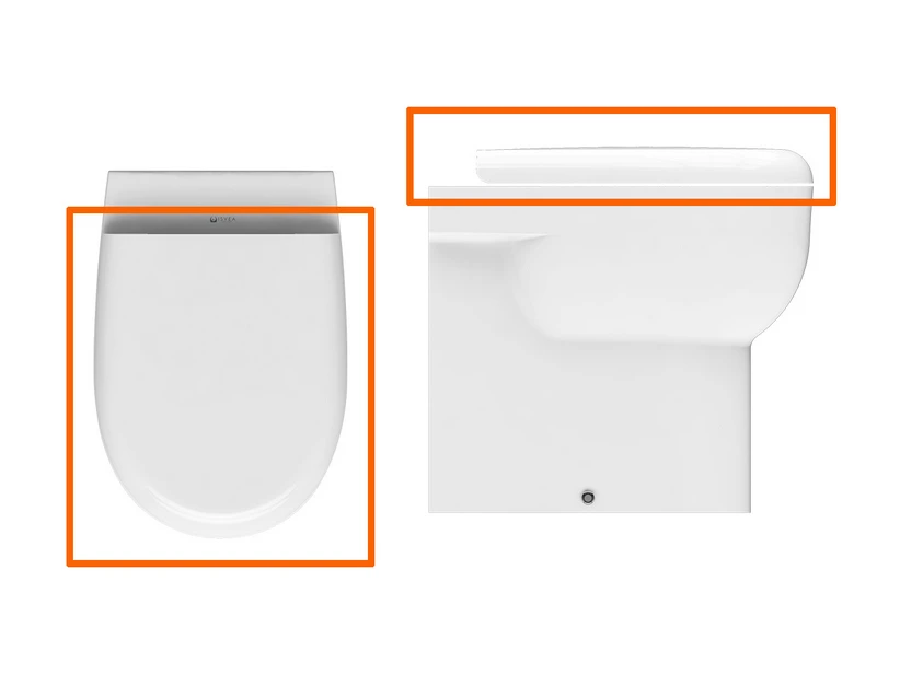 Sedile Wc Nemesi Con Soft-Close Bianco Lucido 3 Sedile Wc Nemesi Con Soft-Close Bianco Lucido