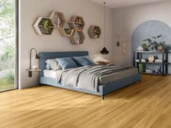 Pavimento Spc Boston Gold Effetto Legno Rovere Dorato
