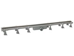 Canalina Doccia Cut Ritagliabile 430-1200 Mm Nero