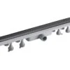Canalina Raso-Doccia ABS/Inox 900 Mm Nero Opaco -Vendite BagnoVivo canalina doccia abs inox nero opaco 500 900