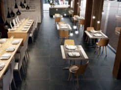 Piastrella Cargo Lava 75X75 Lappato Gres Effetto Resina Nero