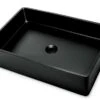 Lavabo Da Appoggio Cassino In Resina Opaco Nero Africa -Vendite BagnoVivo cassino lavabo arredo nero