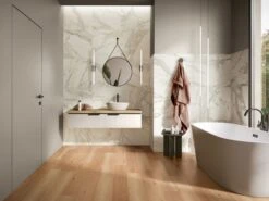 Pavimento Spc Cherry Effetto Legno Ciliegio