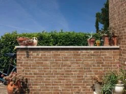 Piastrella Clay Red 16X39 Effetto Muretto Rosso