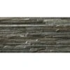 Piastrella Cliff Black 16X42 Muretto Effetto Pietra Nero -Vendite BagnoVivo cliff black minimale