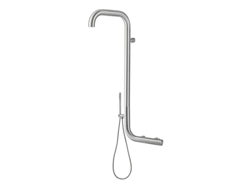 Colonna Doccia Arborea In Acciaio Inox Satinato 3 Colonna Doccia Arborea In Acciaio Inox Satinato