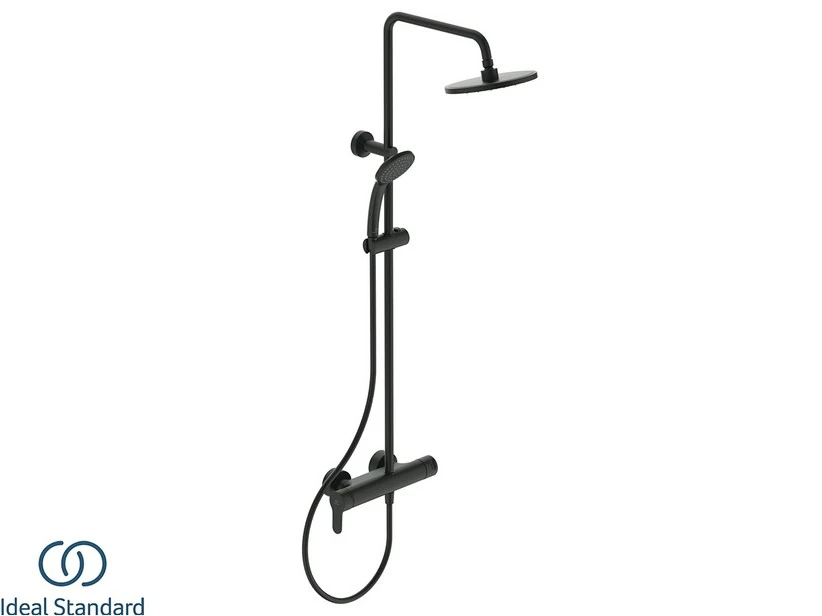 Colonna Doccia Ideal Standard® Cerafine O Con Miscelatore Meccanico Nero Seta Opaco 3 Colonna Doccia Ideal Standard® Cerafine O Con Miscelatore Meccanico Nero Seta Opaco