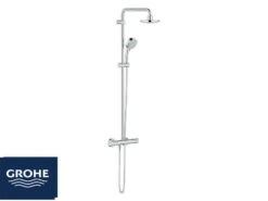 Colonna Doccia Grohe® Tempesta 160 Con Miscelatore Termostatico E Soffione Tondo Cromo