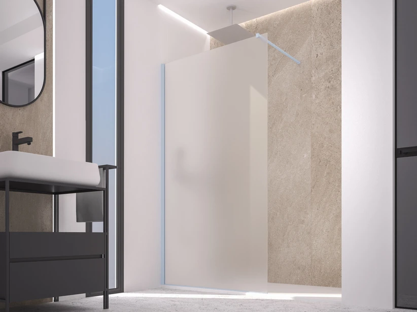 Doccia Walk In Zen 82 Cm H200 Cristallo 6 Mm Trasparente Blue Vintage 3 Doccia Walk In Zen 82 Cm H200 Cristallo 6 Mm Trasparente Blue Vintage