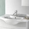 Lavabo Incasso Soft/Easy 85 Integrale 85X50 In Ceramica Lucido Bianco -Vendite BagnoVivo easy 85 lavabo