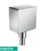 Hansgrohe Fixfit Square Presa Acqua Diametro Nominale 15 Cromo -Vendite BagnoVivo fixfit presa acqua square