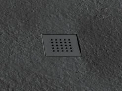 Griglia Copripiletta HTR Nera In Inox Con Fori Tondi