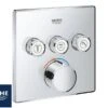 Miscelatore Per Doccia Incasso Grohe Smartcontrol Cube Monocomando Con Deviatore 3 Vie Cromo