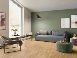 Parquet 4 Strip Rovere Naturale Verniciato Sbiancato - Hangar 4 White