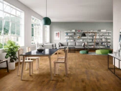 Parquet 3 Strip Rovere Spazzolato Verniciato Opaco - Honey Molti
