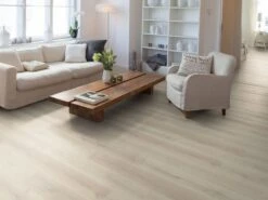 Pavimento Laminato Kolpino Oak White Legno Chiaro Ac4