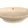 Lavabo Da Appoggio Conca In Resina Naturale Travertino -Vendite BagnoVivo lavabo arredo conca travertino