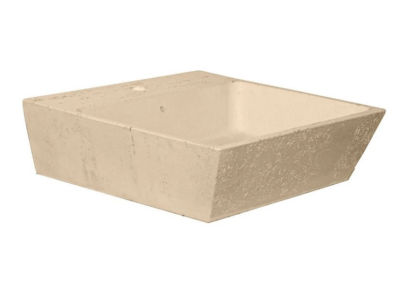 Lavabo Da Appoggio Rettangola In Resina Opaco Travertino 3 Lavabo Da Appoggio Rettangola In Resina Opaco Travertino