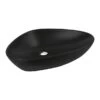 Lavabo Da Appoggio Bermuda 58X39 In Resina Opaco Nero Africa -Vendite BagnoVivo lavabo bermuda nero