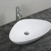 Lavabo Da Appoggio Panaro 59x39 H13,5 In Ceramica Bianco Lucido -Vendite BagnoVivo lavabo ceramica panaro bianco