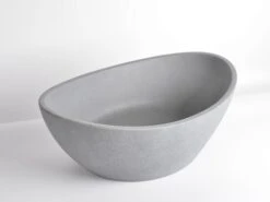 Lavabo Da Appoggio Concrete 54,8x34,8 H18,5 Cemento