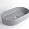 Lavabo Da Appoggio Concrete 60x35 H12 Cemento -Vendite BagnoVivo lavabo da appoggio concrete 60x35 h12 cemento