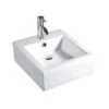 Lavabo Sospeso Jaen 47X46,5 H16 In Ceramica Lucido Bianco -Vendite BagnoVivo lavabo jaen