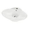 Lavabo Da Appoggio Menphis 61X49 In Resina Opaco Bianco Carrara -Vendite BagnoVivo lavabo memphis bianco