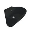 Lavabo Lavatoio Sospeso/Appoggio Tino 60X50Xh.30 In Ceramica Opaco Nero -Vendite BagnoVivo lavabo tino nero matt alto