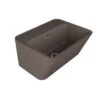 Lavabo Sospeso/Appoggio Wynn 50X40Xh.25 In Ceramica Opaco Siena -Vendite BagnoVivo lavabo wynn 50x40 siena matt frontale