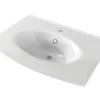 Lavabo Incasso Linda Unitop 100X55 Londra In Ceramica Lucido Bianco -Vendite BagnoVivo linda lavabo unitop 75 1
