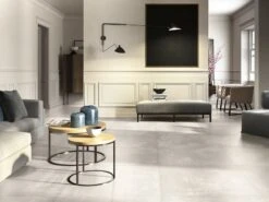 Piastrella Link White 90X90 Gres Effetto Resina Bianco