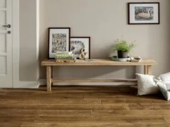 Plancia Parquet Rovere Rustico Marrone Piallato Spazzolato - Loft Avana