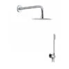 Kit Doccia Soffione Mel Inox Tondo Con Duplex -Vendite BagnoVivo mel kit doccia completo tondo 21728