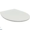 Sedile Wc Ideal Standard® Quarzo-Eurovit Bianco Lucido Con Cerniere In Nylon -Vendite BagnoVivo minimale 69702