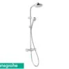 Colonna Doccia MyClub 180 Hansgrohe Con Miscelatore Termostatico E Soffione Tondo Cromo -Vendite BagnoVivo myclub colonna termostatica