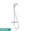 Colonna Doccia My Select S 150 Hansgrohe Con Miscelatore Termostatico E Soffione Tondo Cromo