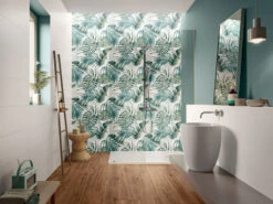 Decoro Mywhite Jungle Effetto Carta Da Parati Tropicale Composizione 75x75