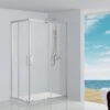 Box Doccia Angolare Neptum 80x100 H190 Porte Scorrevoli Cristallo 6 Mm Trasparente Cromato -Vendite BagnoVivo neptum box doccia angolari 2 lati scorrevoli rettangolari 3