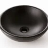 Lavabo Da Appoggio Norma In Resina Opaco Nero Africa -Vendite BagnoVivo norma lavabo arredo nero africa